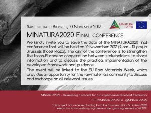 MINATURA2020 Final Conference
